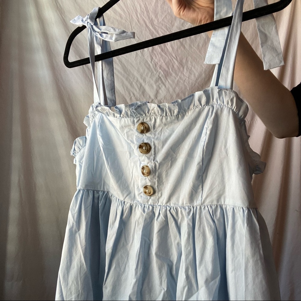 Urban Outfitters Blue Tie Dress